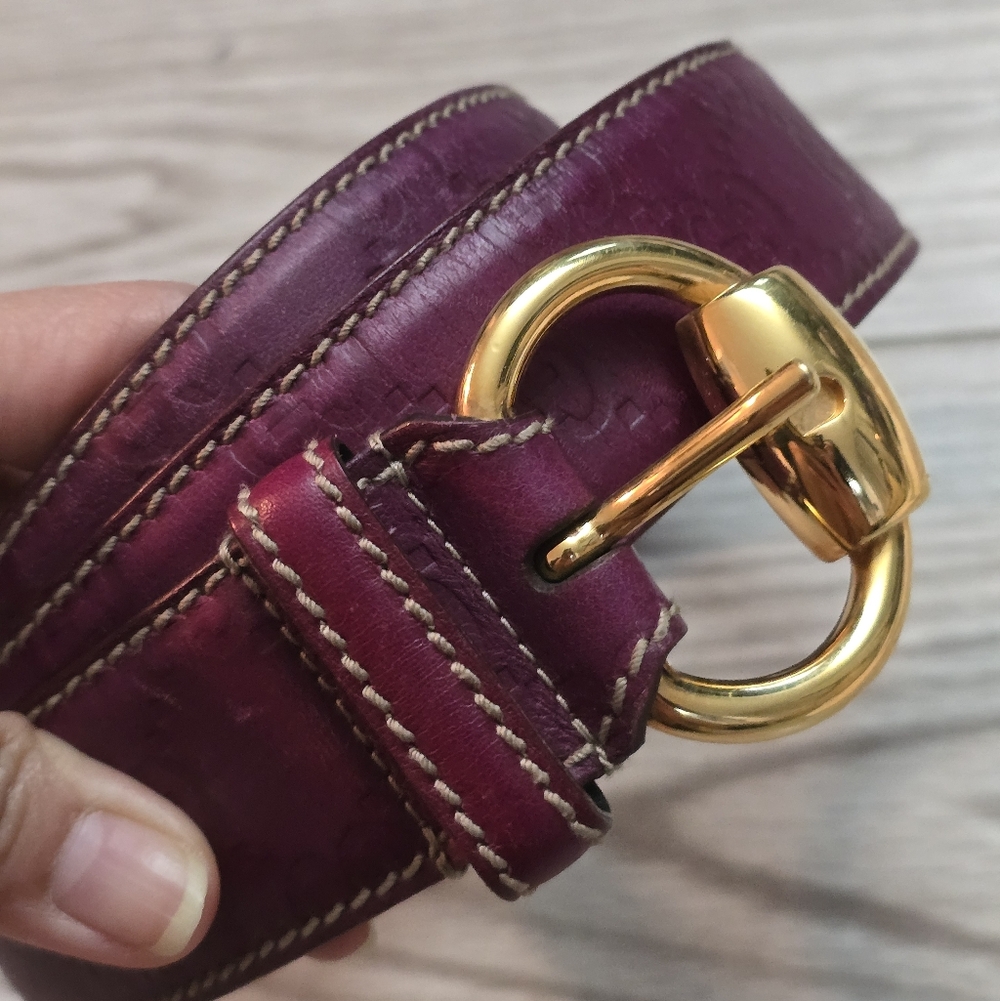 Gucci Leather Belt - Picture 1 of 8